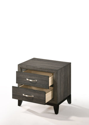 Valdemar Nightstand in Weathered Gray