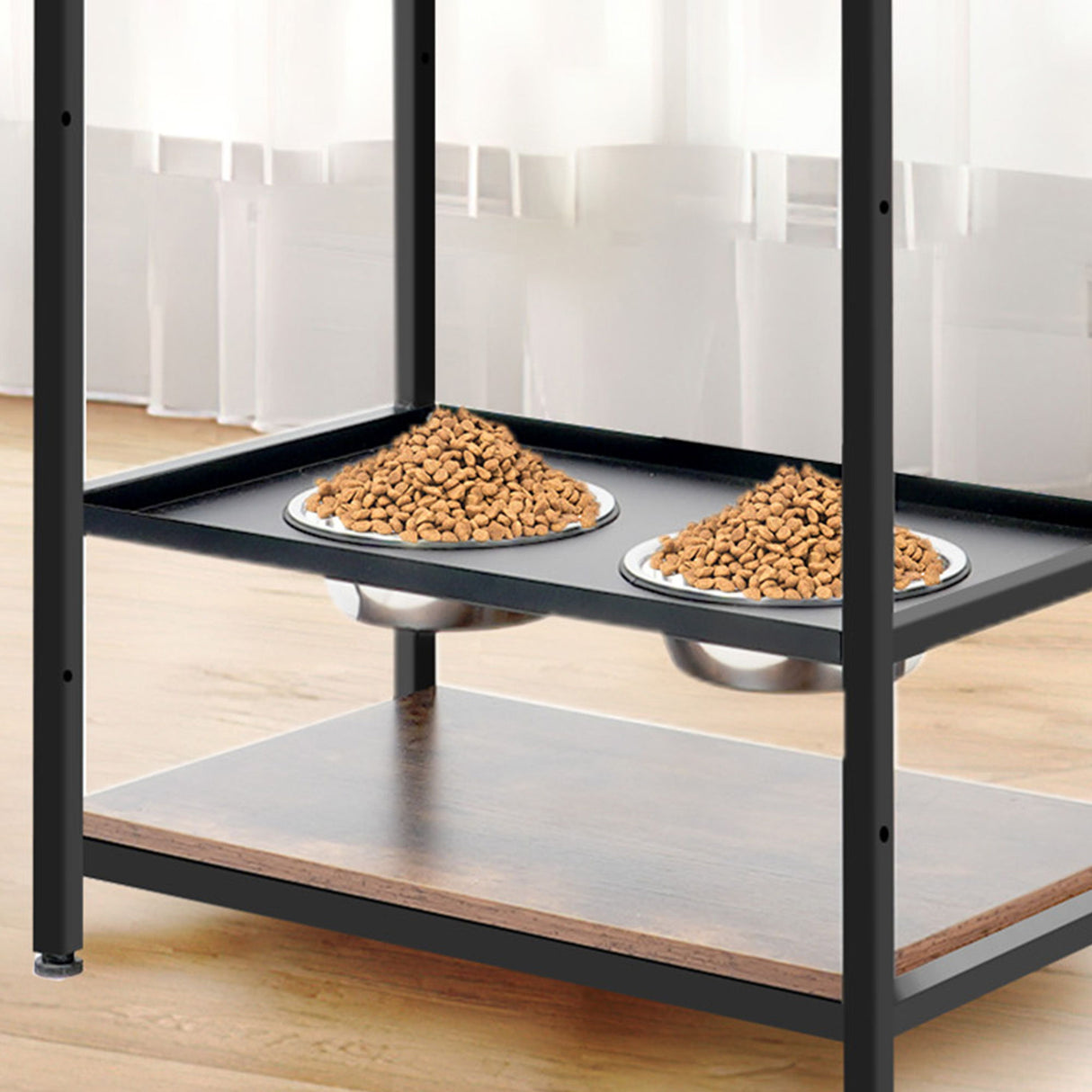 Dog Feeding Station, 3 Height Adjustable Raised Dog Bowls, Dog Feeder –  Tuesday Morning