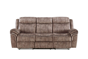 Zubaida Two Tone 3 Piece Recliner Living Room Set