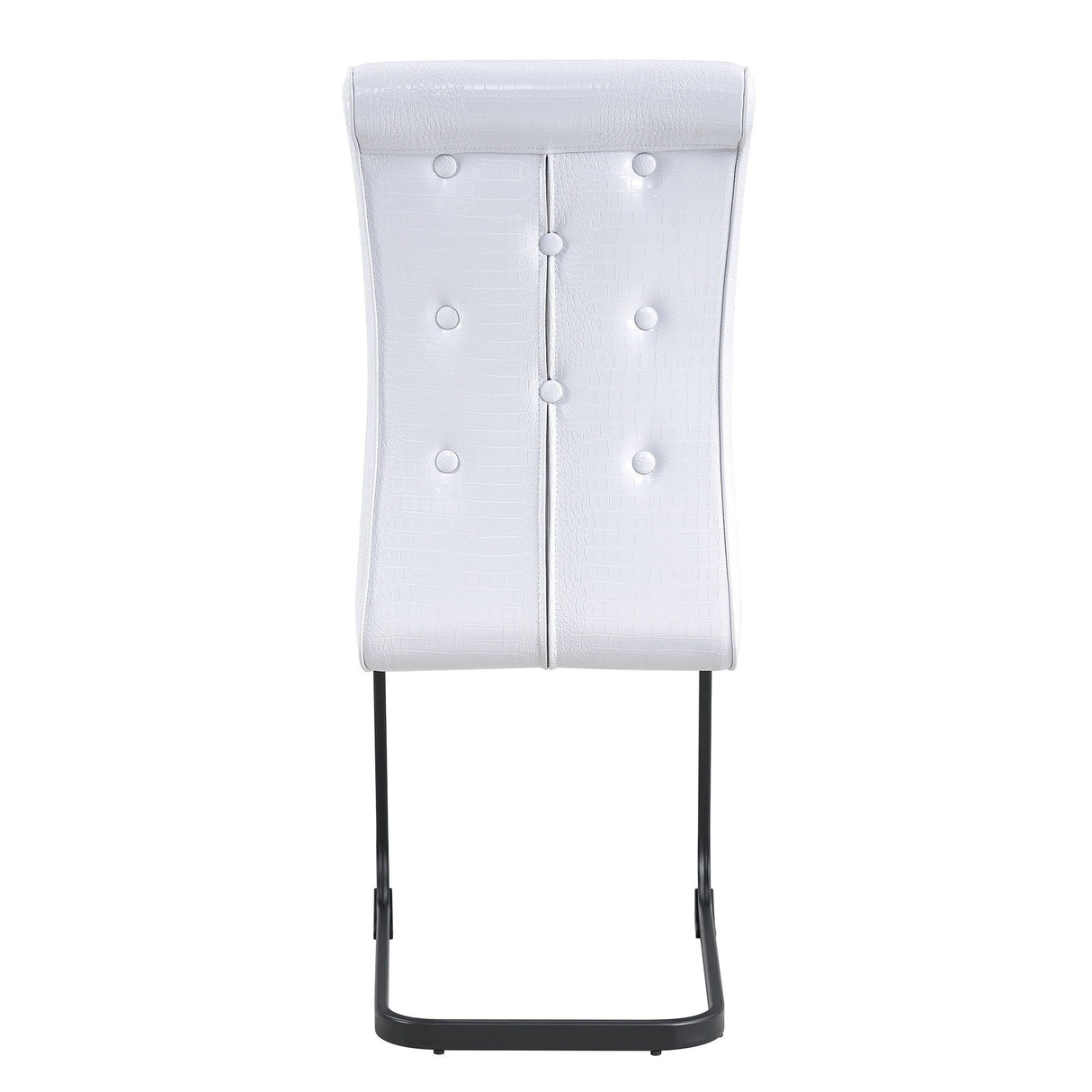 Alligator Skin Upholstered Dining Chairs
