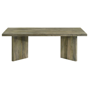 Neskowin - 2 Piece And End Table Set With Geometric Panels - Brown