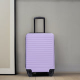 20" Carry On Luggage Lightweight Suitcase, Spinner Wheels - Lavender Purple