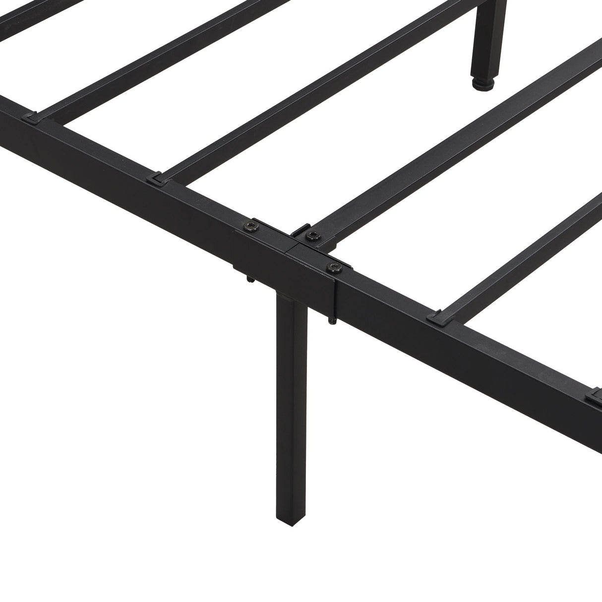 Modern Platform Bed, USB Charging Station, 2 Drawers, LED Lights