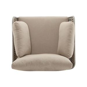 Rope Lounge Chair With Cushions For Modern Spaces