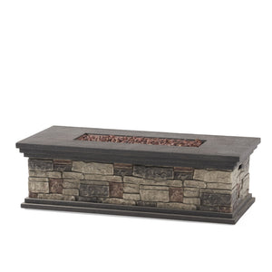 Fire Pit With Lightweight Concrete And Steel Frame