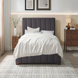 The Upholstered Wingback Bed – A Refined Union of Contemporary Comfort and Architectural Elegance
