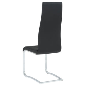 Montclair Upholstered Dining Side Chair Black (Set of 4)