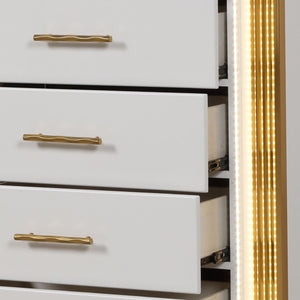 Obsession - 5 Drawer Chest - White