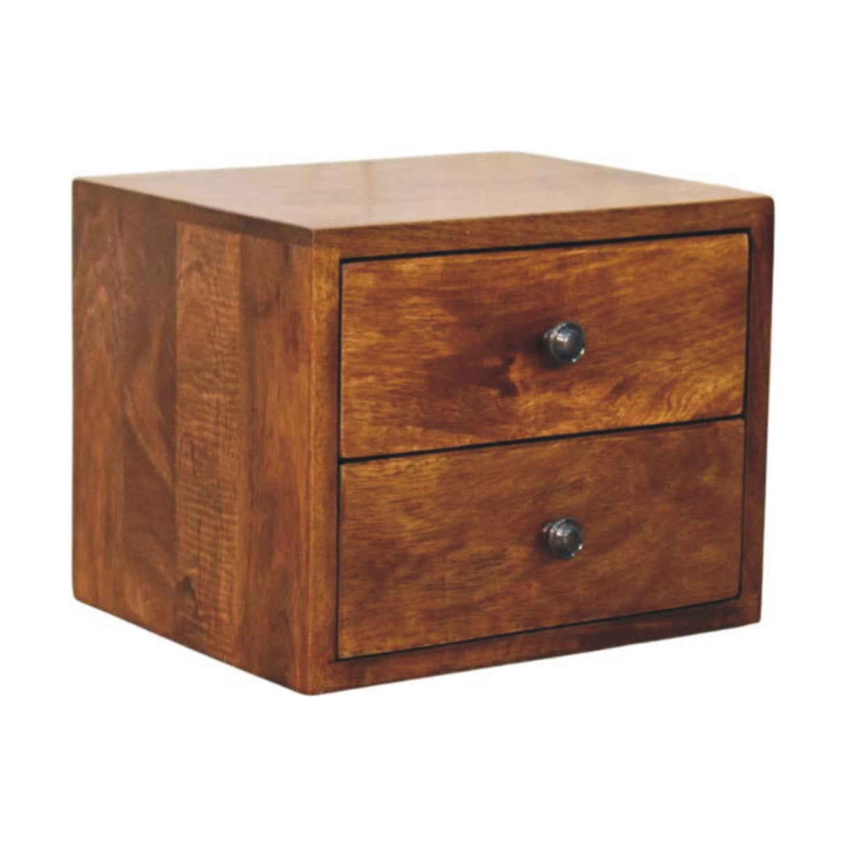 Solid Wood Solis Chestnut Wall-Mounted Nightstand