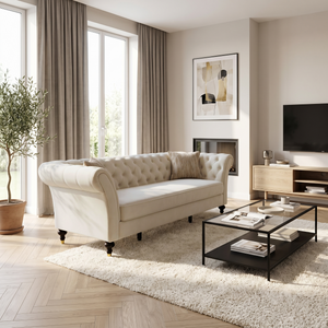 88.5" Chesterfield Sofa