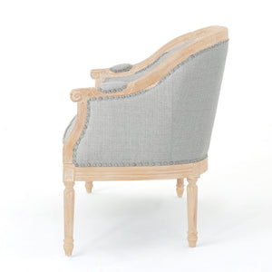 French Country Chesterfield Style Tufted Loveseat