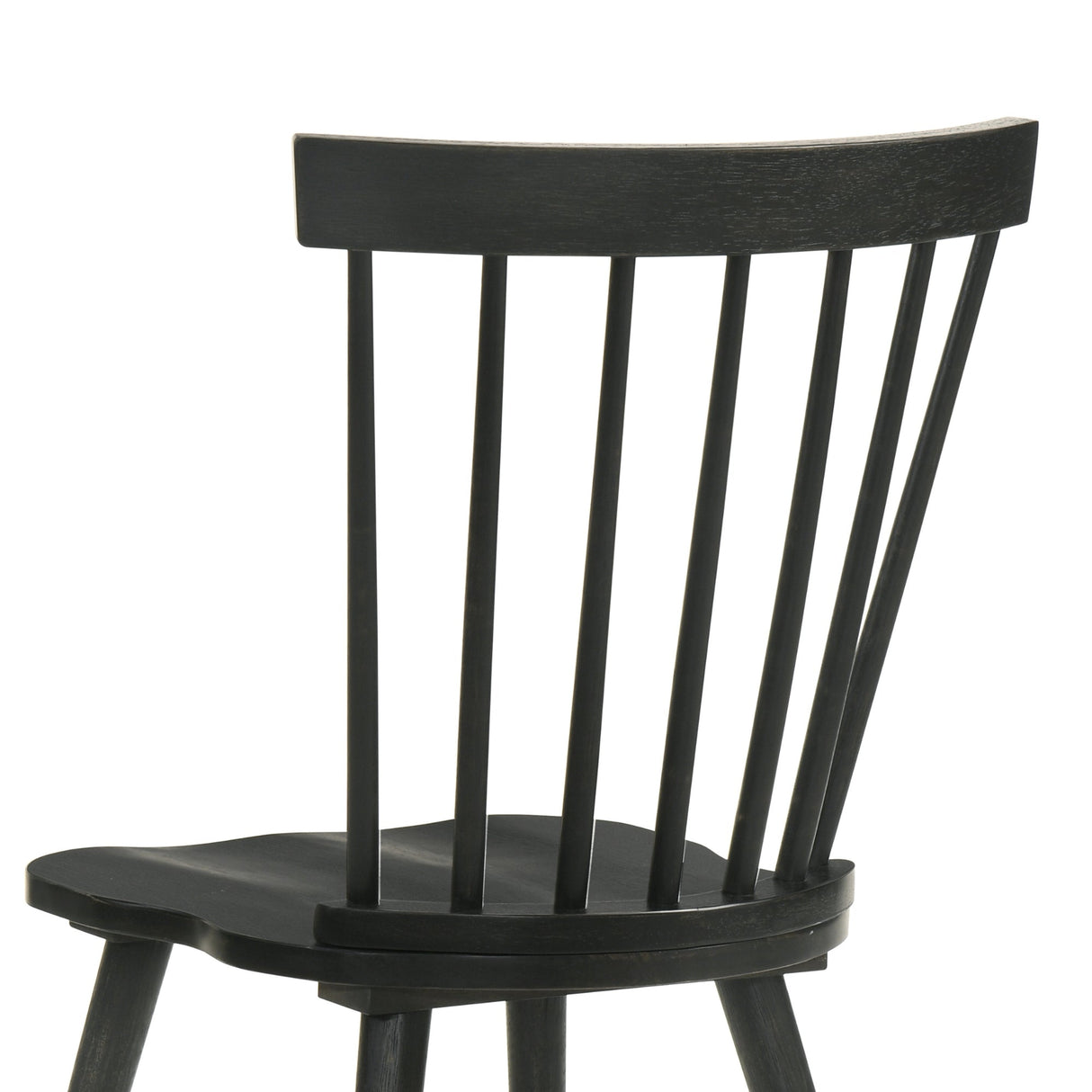 Modern Farmhouse Spindle Back Dining Chairs, Set of 2