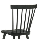 Modern Farmhouse Spindle Back Dining Chairs, Set of 2