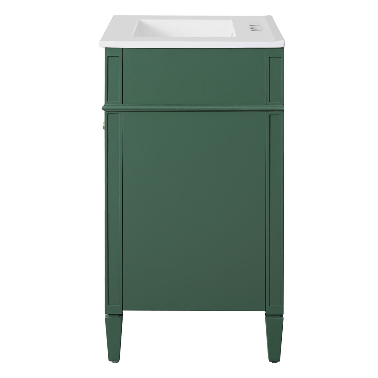 Bathroom Vanity With 2 Doors And Tip Out Drawer, Soft Closing Hinges