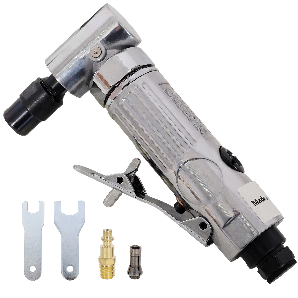1/4" Air Angle Die Grinder, Ball Bearing Construction