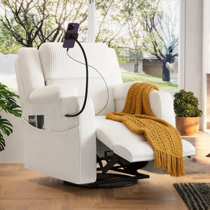 Electric Power Recliner Chair with Heat and Massage