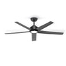 52 Inch Ceiling Fans with Lights, Large Air Volume Ceiling Fans with Reversible Quiet DC Motor and Remote