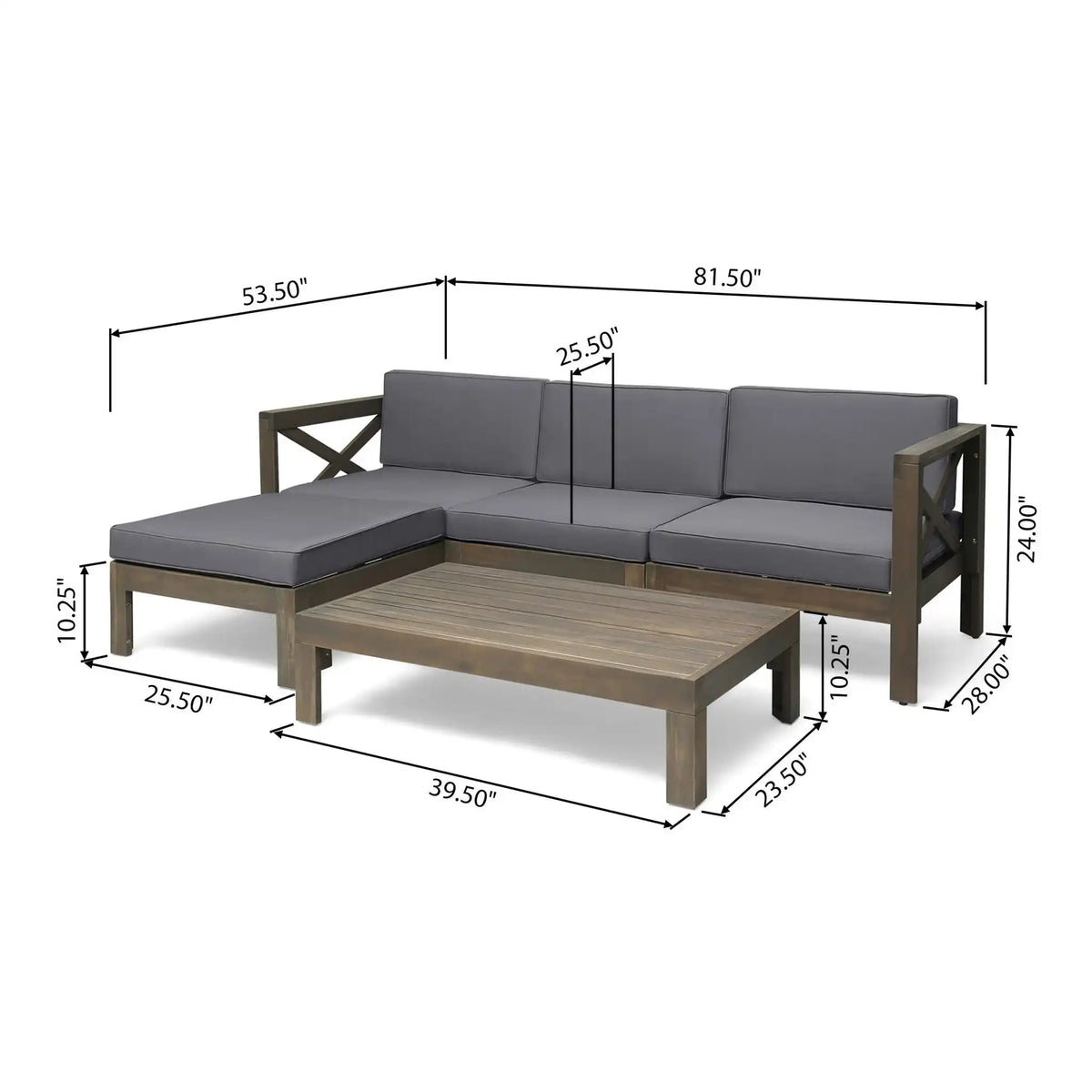 Alcove - L Shape Sofa Set