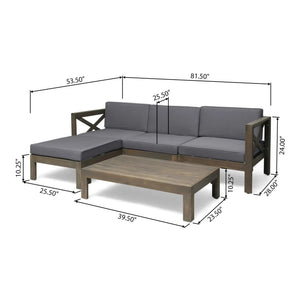 Alcove - L Shape Sofa Set