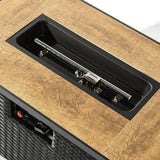 32" Propane Gas Fire Pit Table with Propane Tank Cover