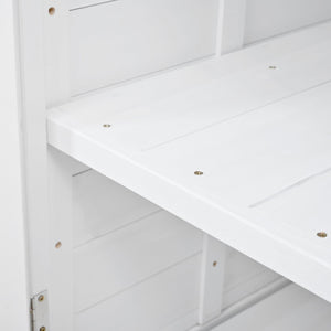 TOPMAX 65.7'' Tall Garden Potting Bench Table with Hutch