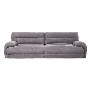 Cadenza - Corduroy 2 Piece Living Room Set - Gray