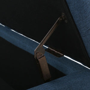 Glouster Contemporary Storage Ottoman With Button Tufted Design