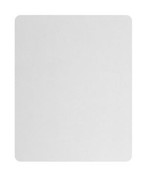 Moderne Flush Mount Conversion Kit 14"w White Hardback Drum Lampshade