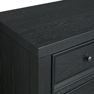 8 Drawer Dresser With Framed Fronts And Smooth Metal Glides