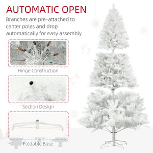 HOMCOM 9ft Tall Artificial Christmas Tree
