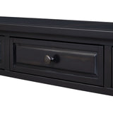 TREXM 63" Long Console Table with Drawers and Shelf