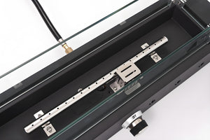 28-Inch Rectangle Fire Pit with 40000 BTU Propane Heating