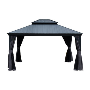 10'x12' Hardtop Gazebo with Resin Roof