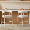 26'' Seat Height Bar Stools with Back - Set of 2