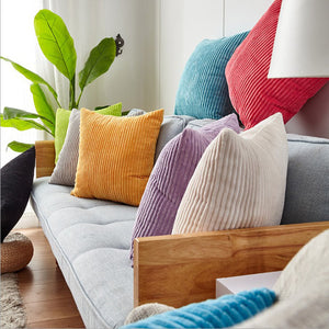 Stripe Throw Pillows (With Inserts) 4 size options with 2 premium inserts pack of 2