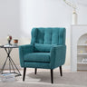 Modern Accent Chair Upholstered Foam Filled Living Room Chairs Comfy Reading Chair Mid-Century Modern Chair With Fabric Lounge Arm Chairs Armchair For Living Room Bedroom
