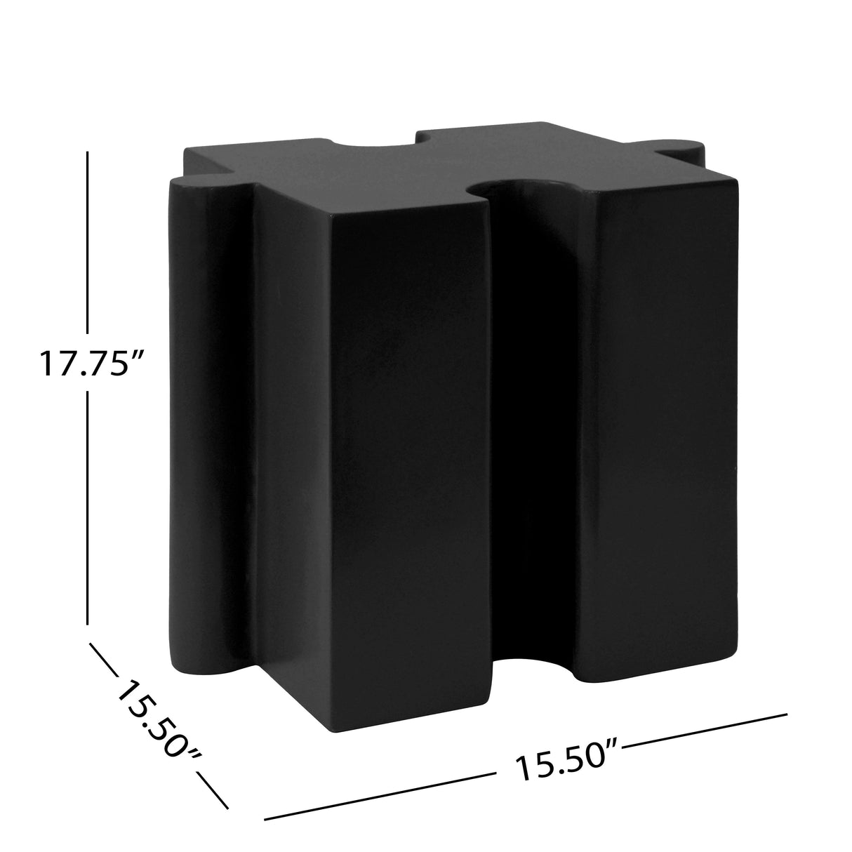 3-Piece Artistic Puzzle Table Set