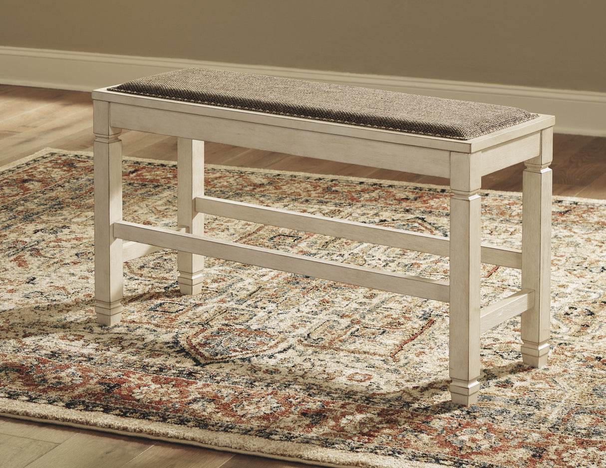 Bolanburg - DBL Counter UPH Bench  - Beige