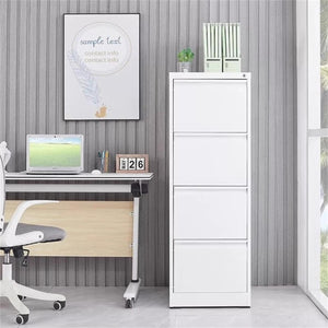 Durable Metal 3 Drawer File Cabinet With Lock for Office Storage