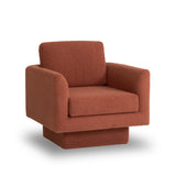 Hartswell Teddy Sherpa Modern Swivel Accent Chair