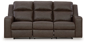 Lavenhorne - Rec Sofa W/Drop Down Table - Granite
