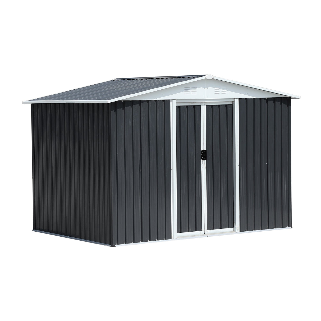 8x6 Feet Apex Roof Dark Storage Shed