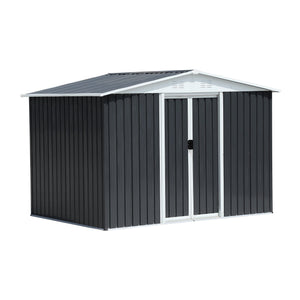 8x6 Feet Apex Roof Dark Storage Shed