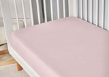 BedGear Hyper-Linen Crib Sheet, Light Pink