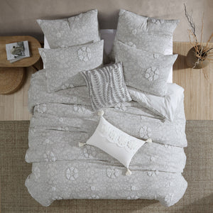 Tacey 5 Pc Textured Woven Jacquard Comforter Set
