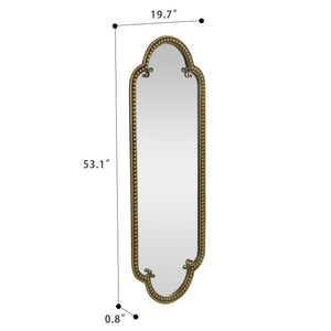 Scalloped Oval Wall Mirror, Vintage
