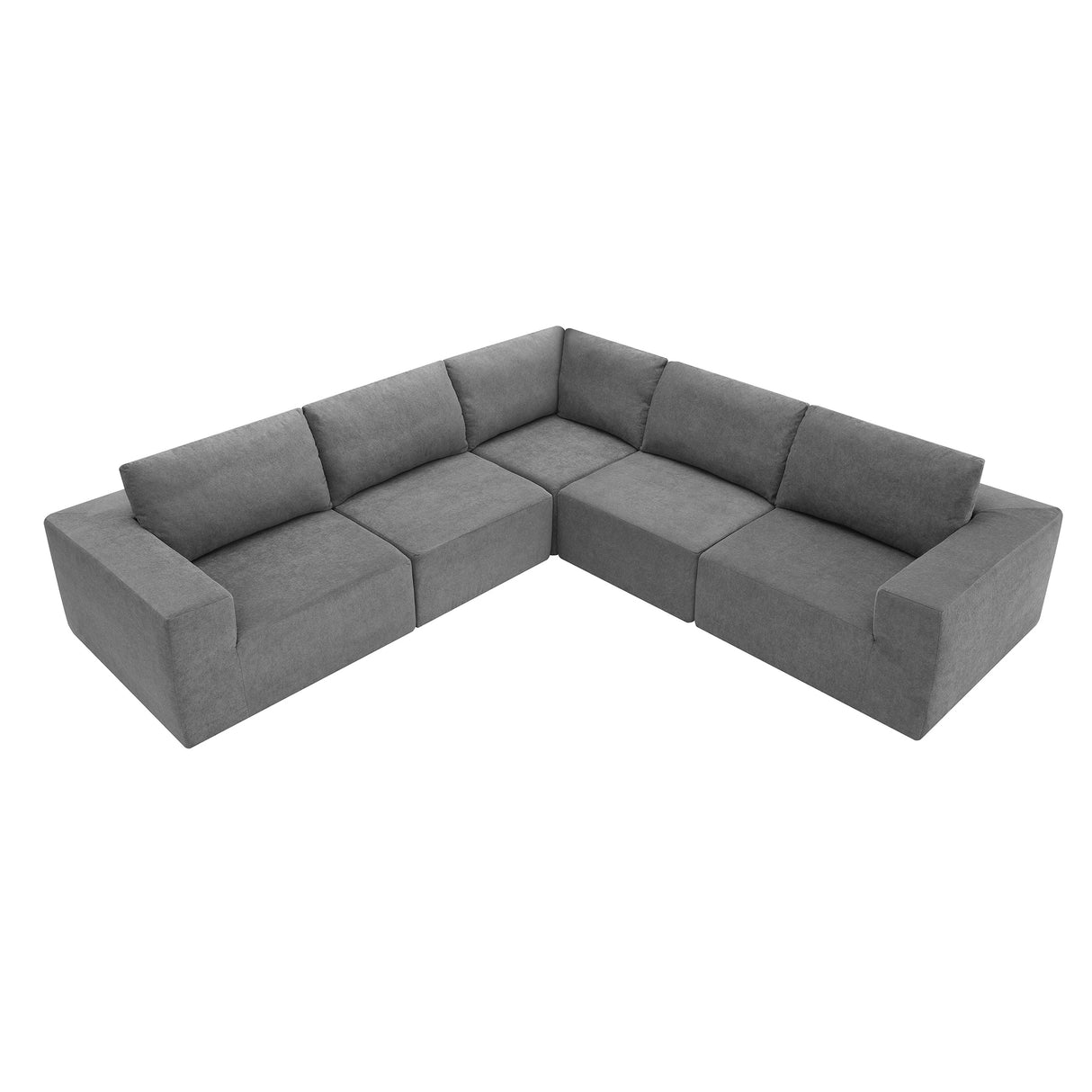 The Caitlyn Plush Modular Terrycloth Sectional