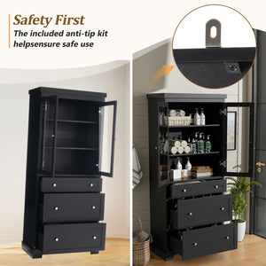 Modern Freestanding Tall Bathroom Cabinet