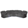 Challenger - Recliner Sectional Sofa, Built In USB, C Ports & Bluetooth