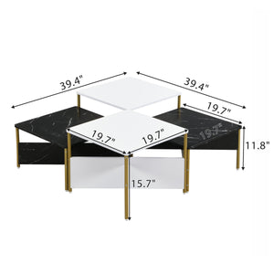 Modern Nesting Coffee Tables Set of 4